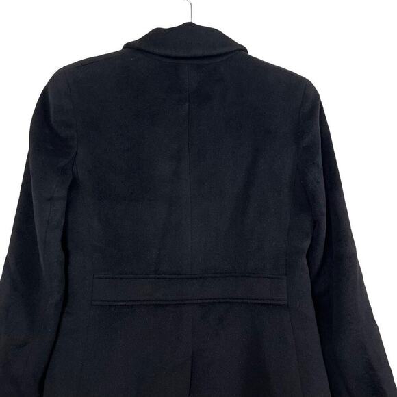 Theory Jacket Womens Small Black Wool Cashmere Angora Old Money Quiet Luxury - Picture 7 of 14